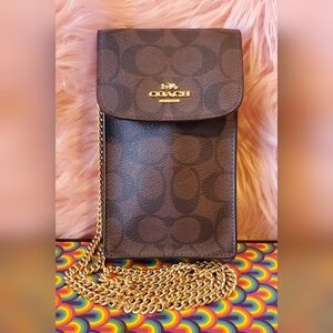 Coach North/South Phone Crossbody